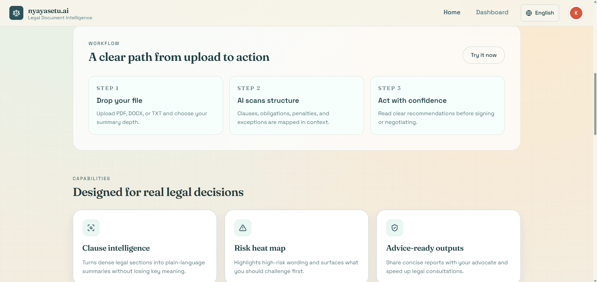 Nyaysetu.ai preview 2